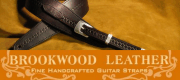 eshop at web store for Guitar Straps American Made at Brookwood Leather in product category Musical Instruments & Supplies